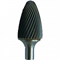 Борфрезы гиперболические со сферическим торцом тип F с одинарным мелким зубом Борфрезы гиперболические со сферическим торцом тип F с одинарным мелким зубом
